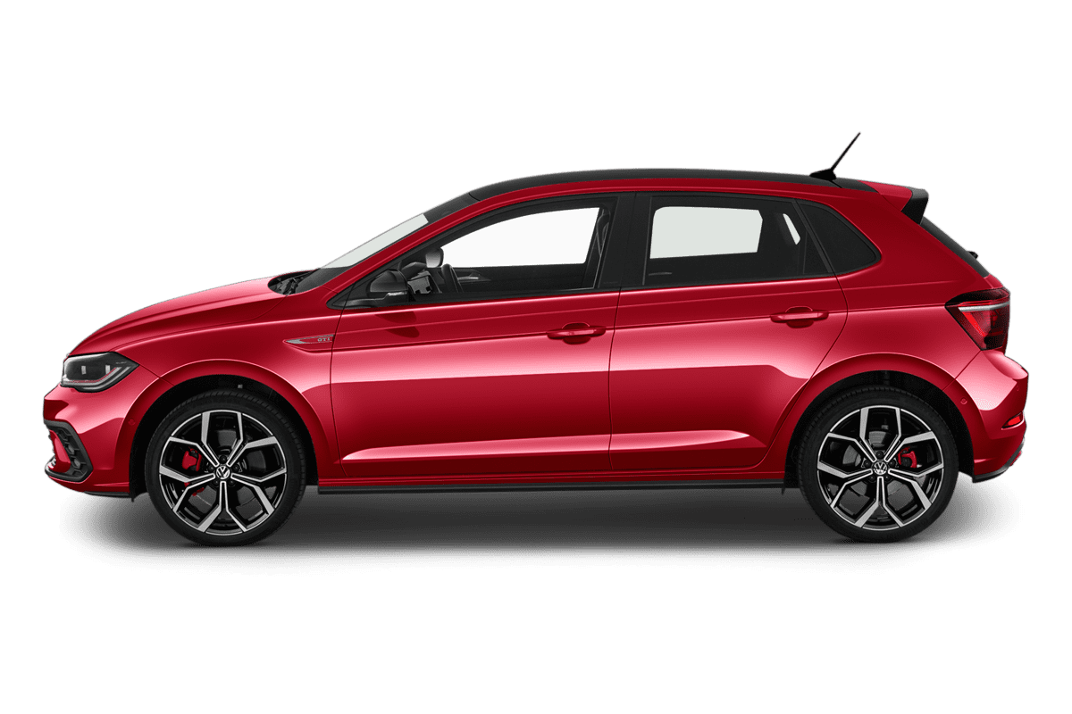 Seitenansicht eines VW Polo GTI