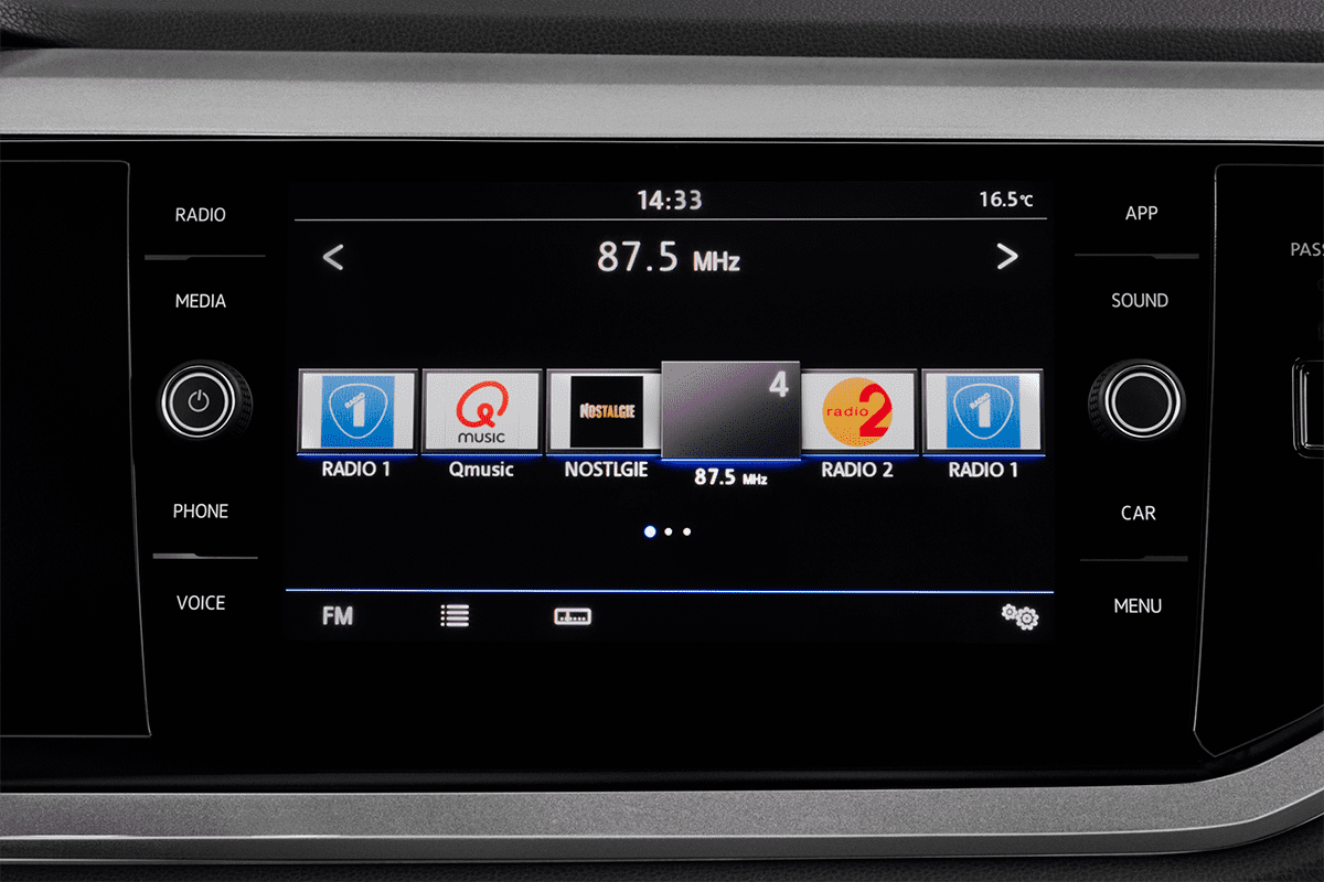 Audiosystem eines VW Polo TGI