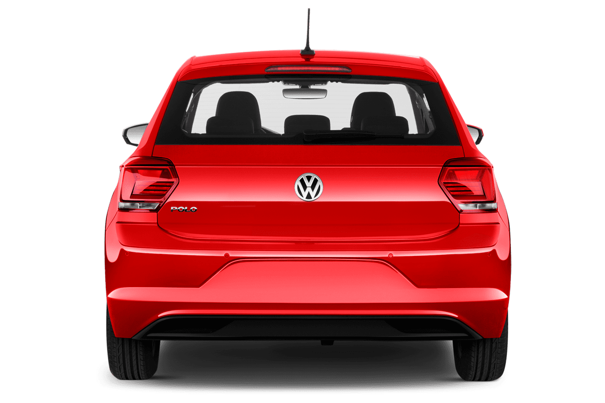 Heckansicht eines VW Polo TGI