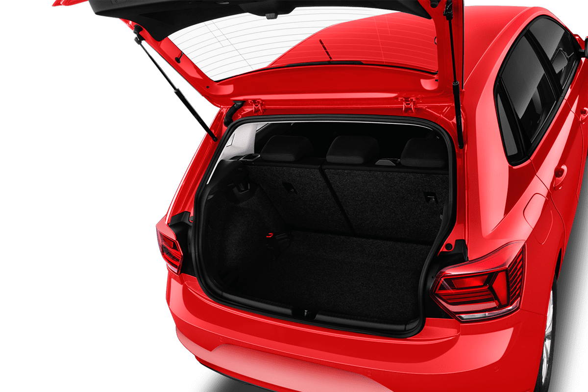 Kofferraum eines VW Polo TGI