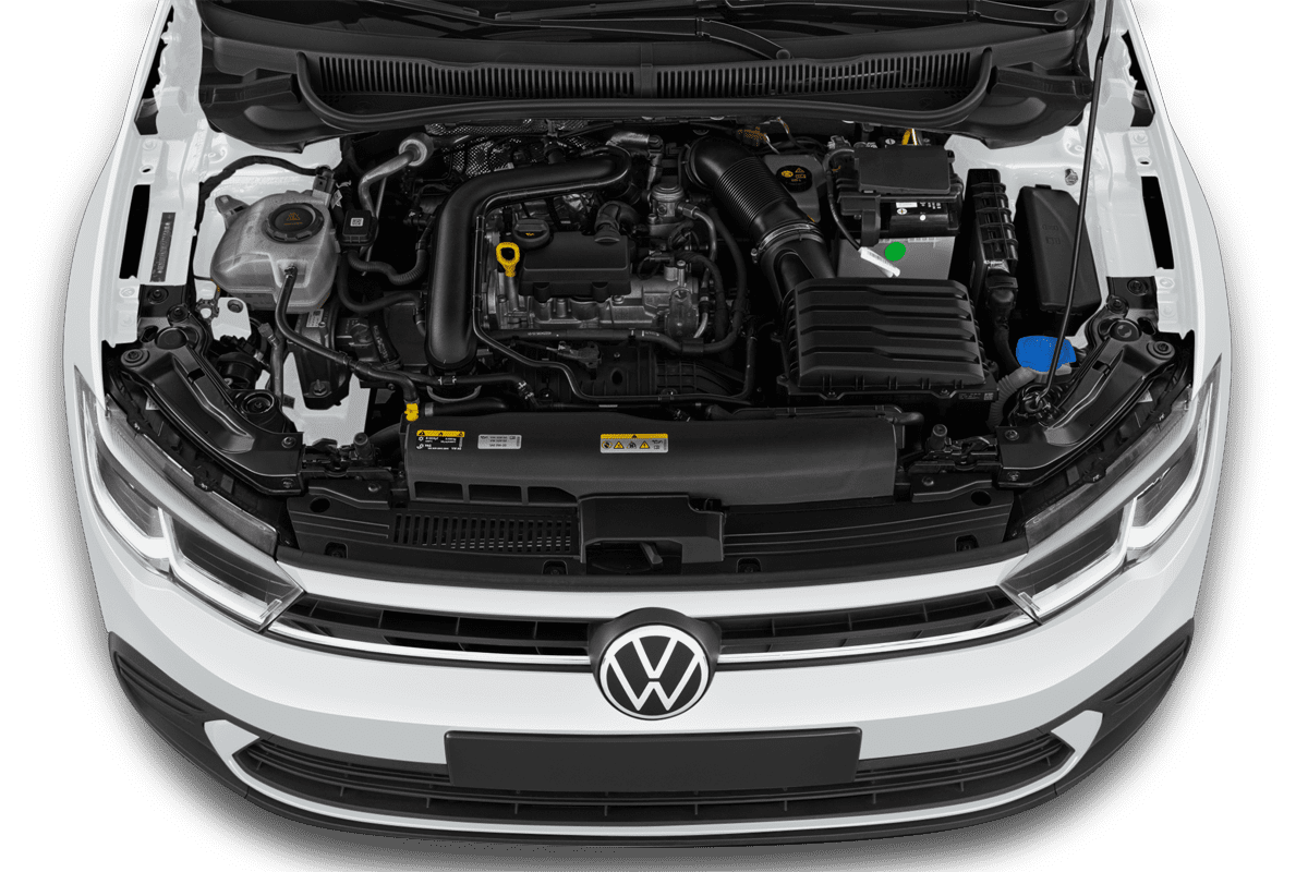 Motorraum eines VW Polo