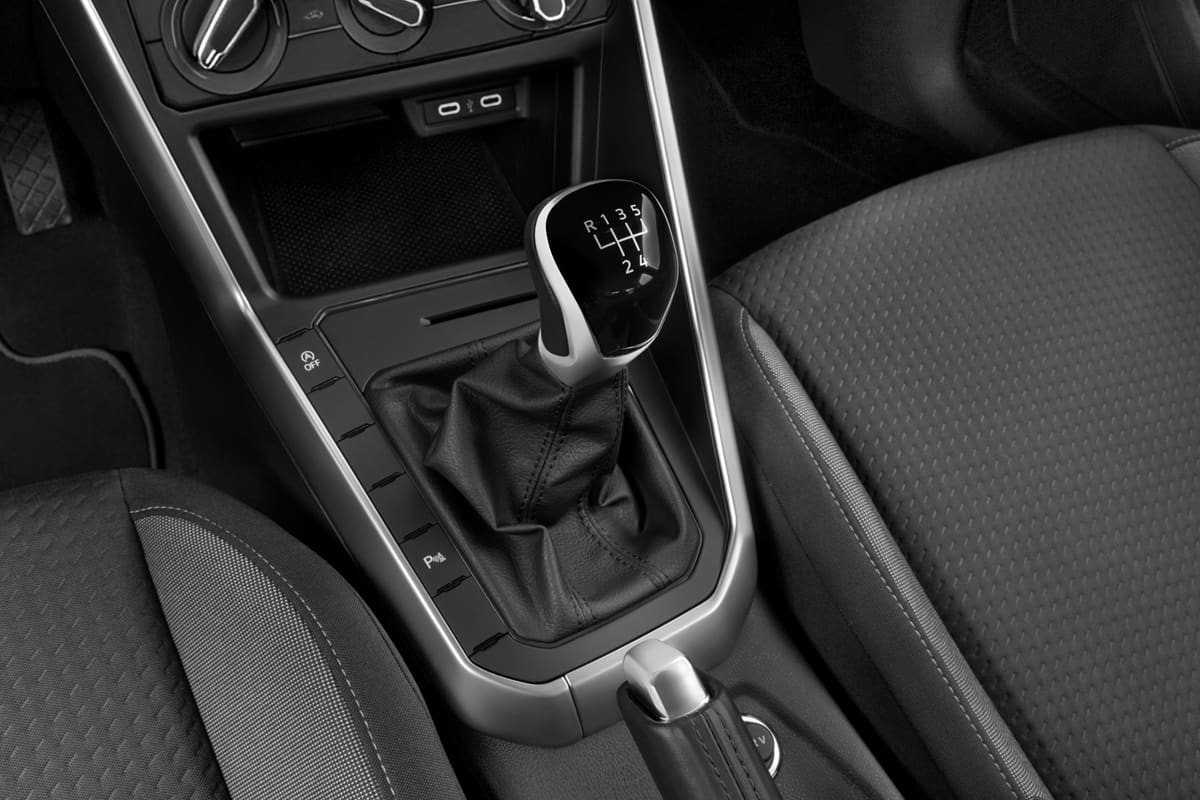 Schaltknüppel eines VW Polo