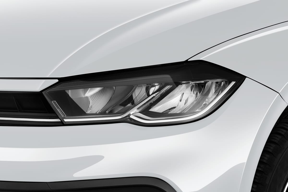 Frontscheinwerfer eines VW Polo