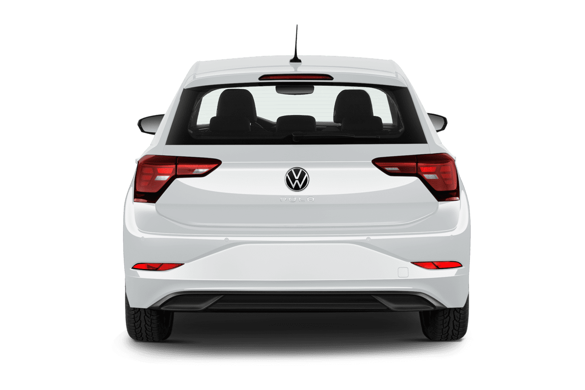 Heckansicht eines VW Polo