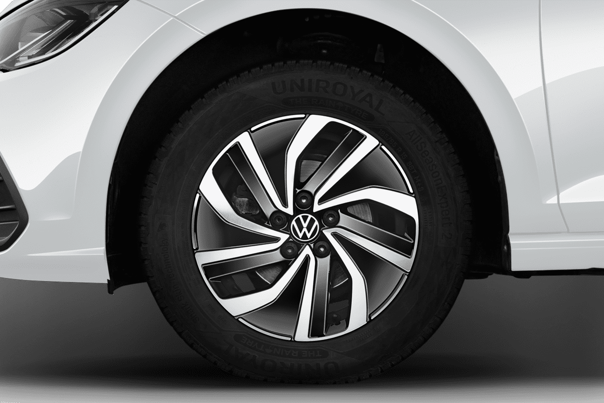 Radkappe oder Felge eines VW Polo