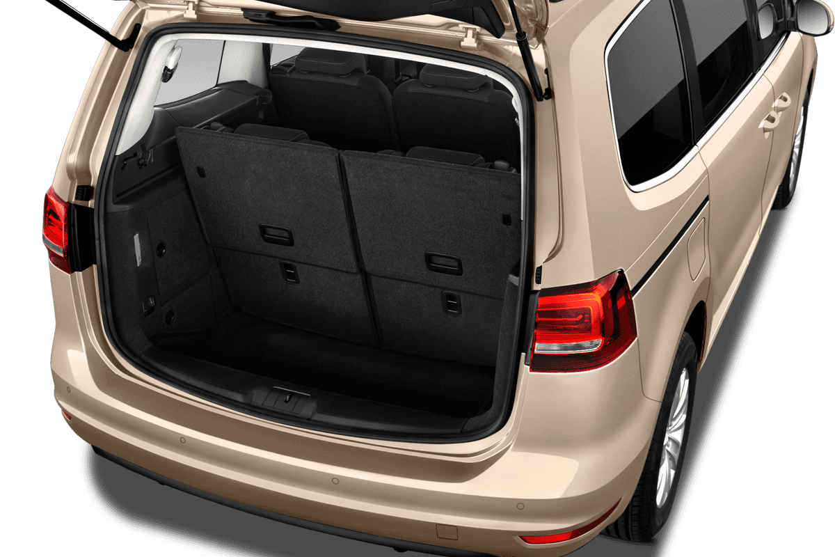 Kofferraum eines VW Sharan ACTIVE