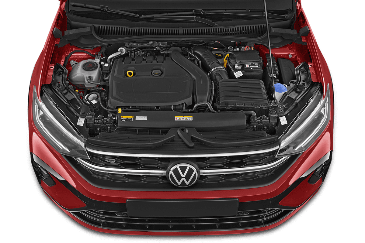 Motorraum eines VW Taigo GOAL