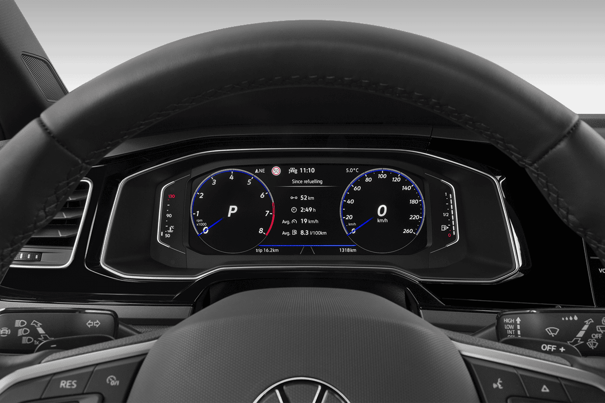 Kombiinstrument eines VW Taigo GOAL