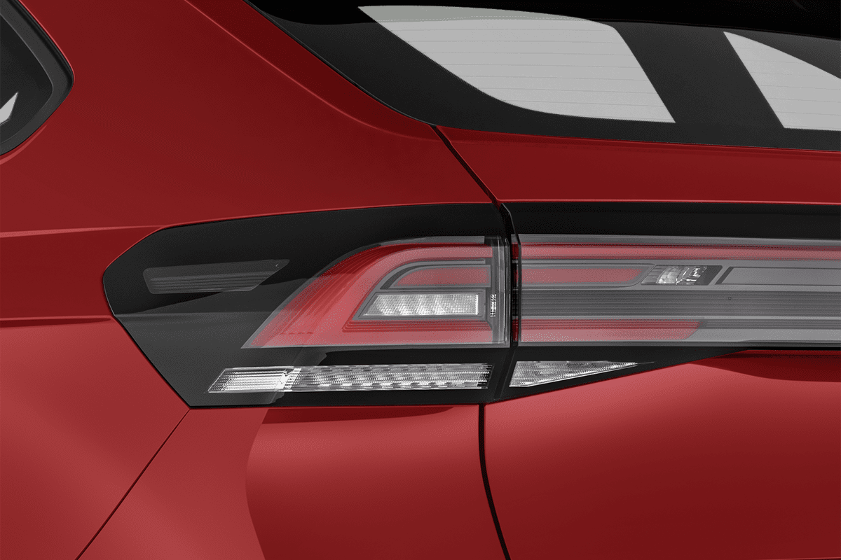 Heckleuchten eines VW Taigo GOAL