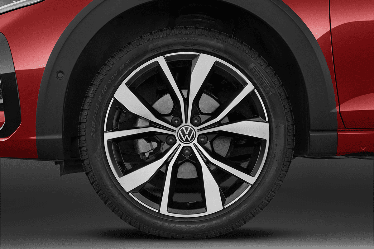 Radkappe oder Felge eines VW Taigo GOAL