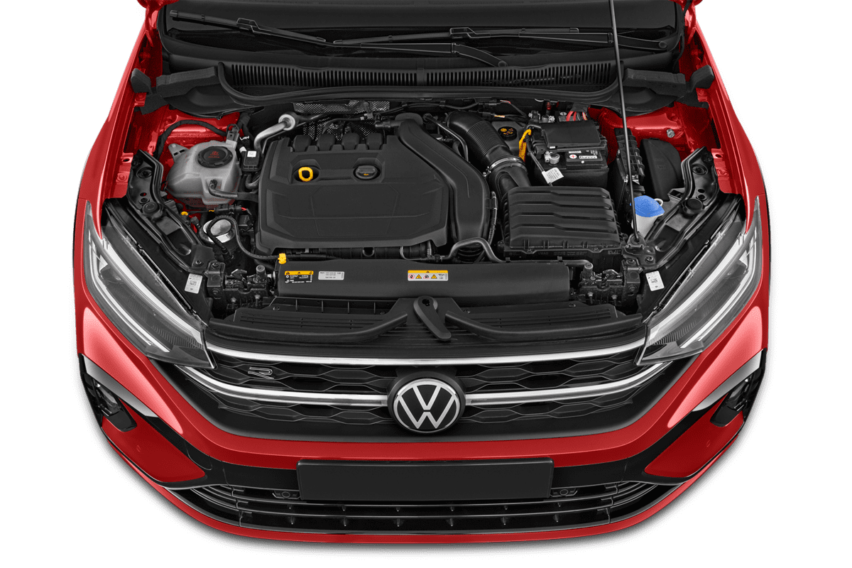 Motorraum eines VW Taigo