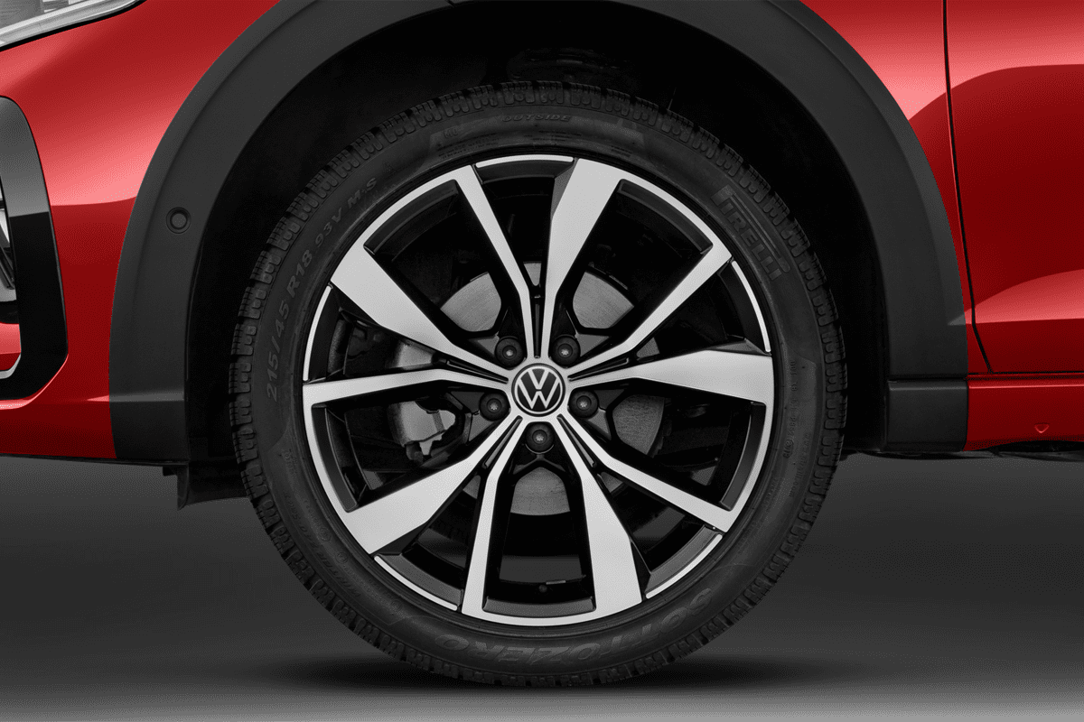 Radkappe oder Felge eines VW Taigo