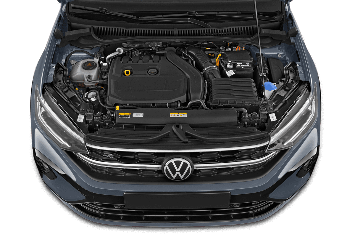 Motorraum eines VW Taigo