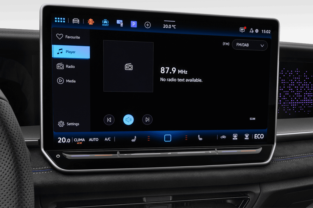 Audiosystem eines VW Tayron