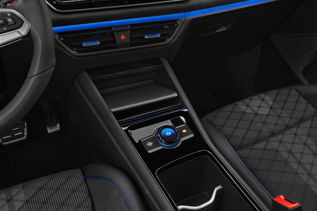 Schaltknüppel eines VW Tayron