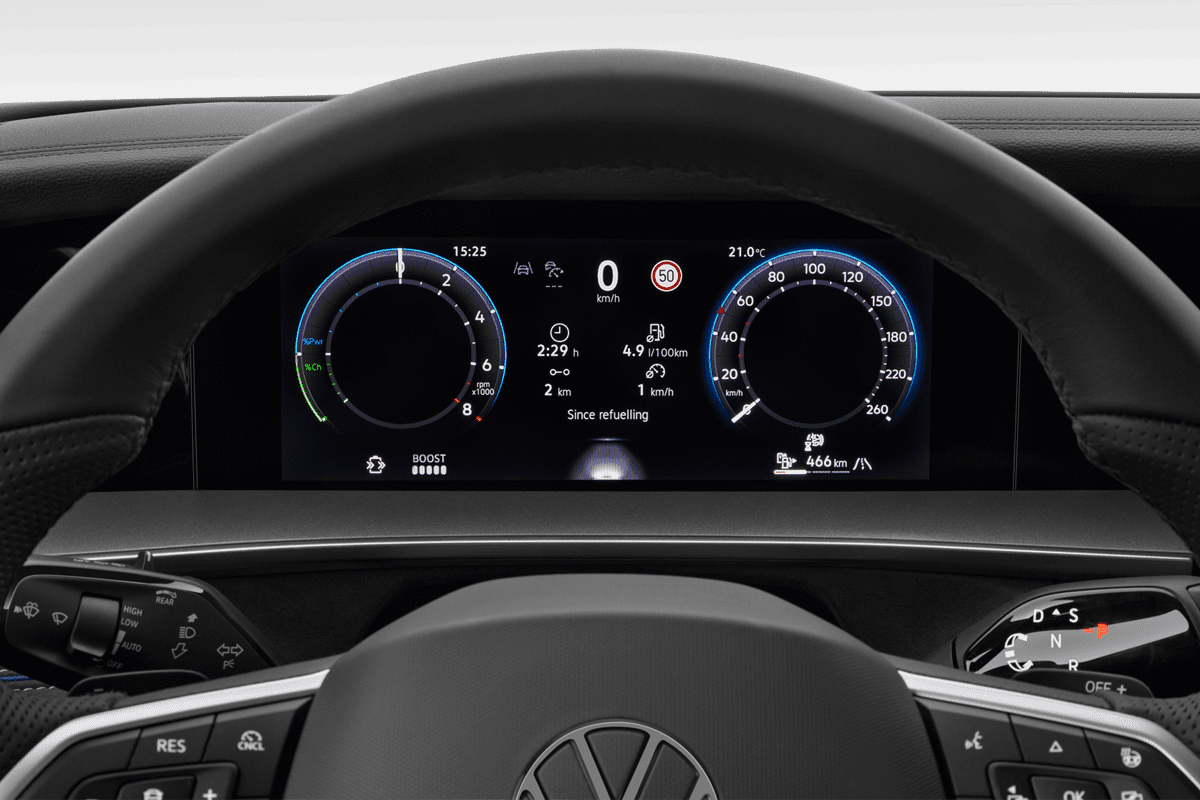 Kombiinstrument eines VW Tayron