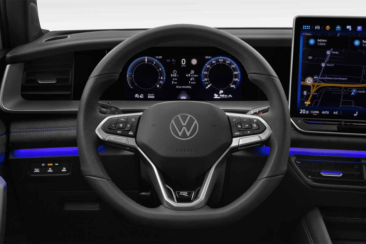 Lenkrad eines VW Tayron