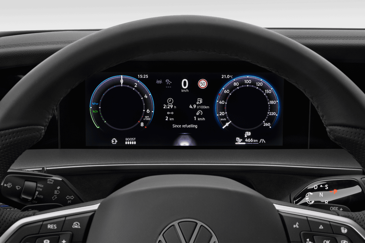 Kombiinstrument eines VW Tayron