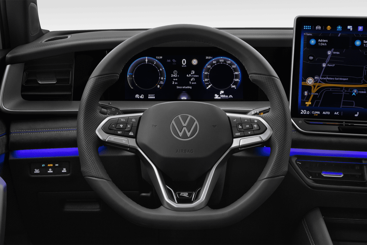 Lenkrad eines VW Tayron