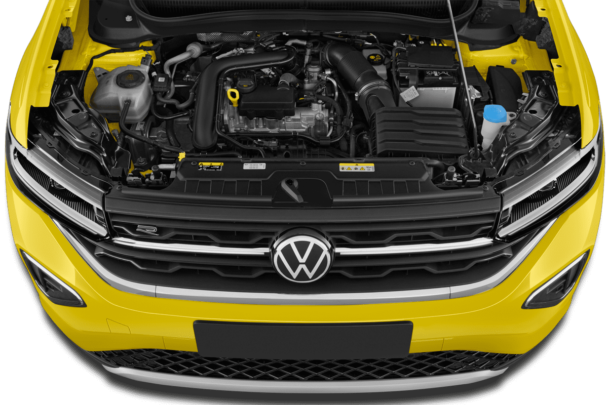Motorraum eines VW T-Cross GOAL