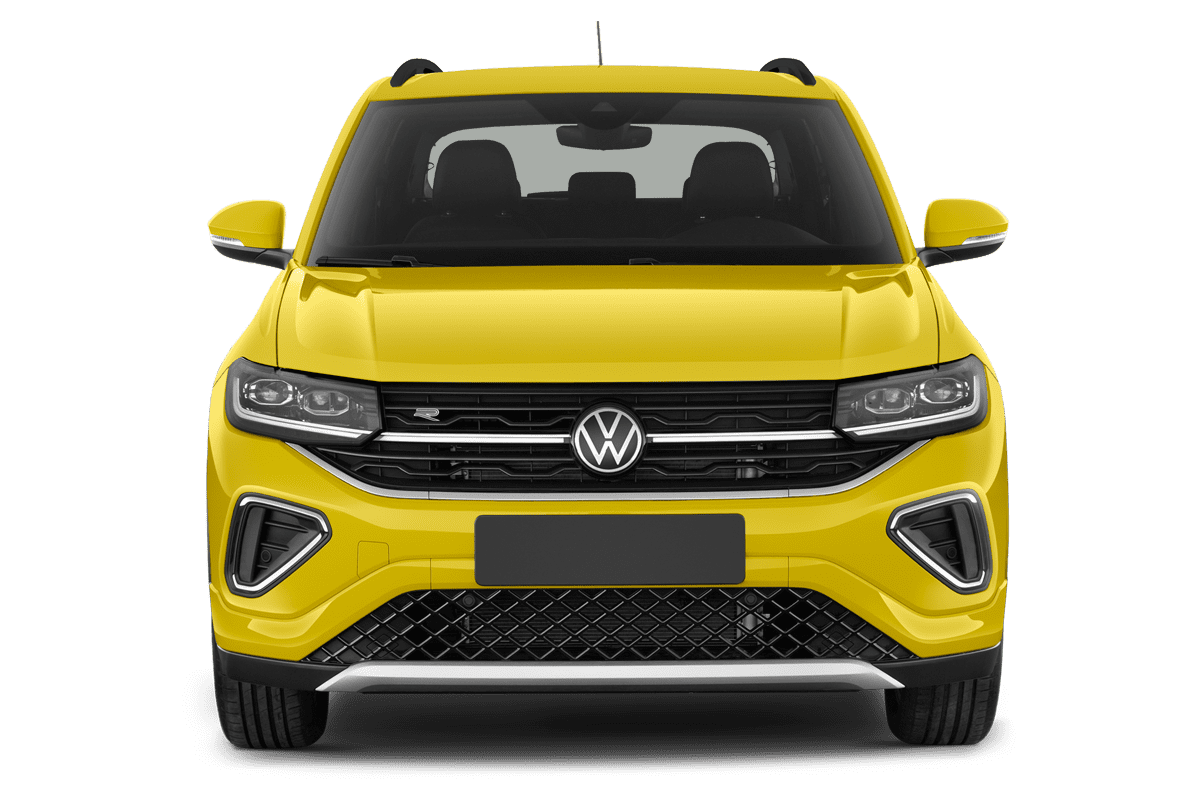 Frontansicht eines VW T-Cross ENERGY, freigestellt