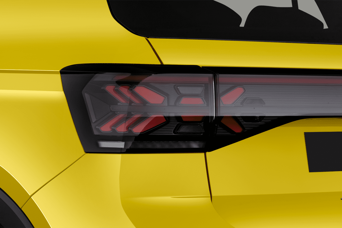 Heckleuchten eines VW T-Cross ENERGY