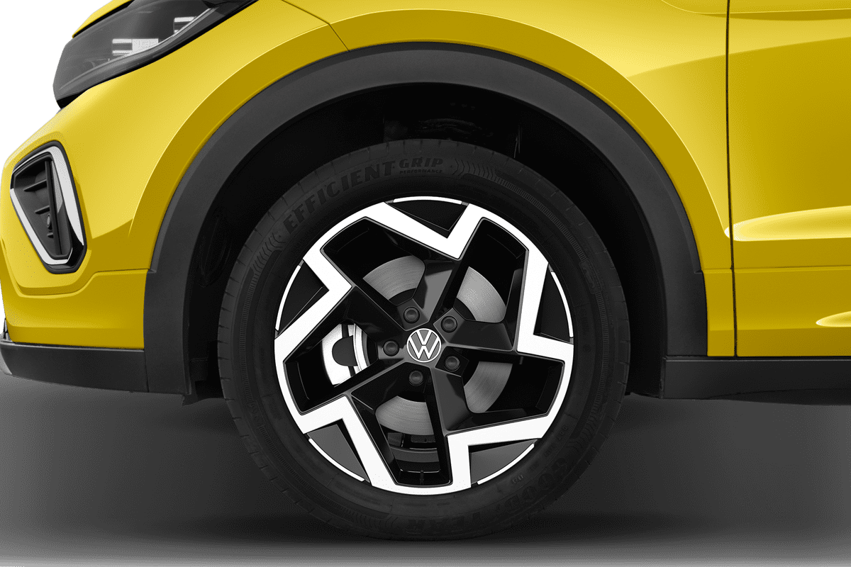 Radkappe oder Felge eines VW T-Cross ENERGY