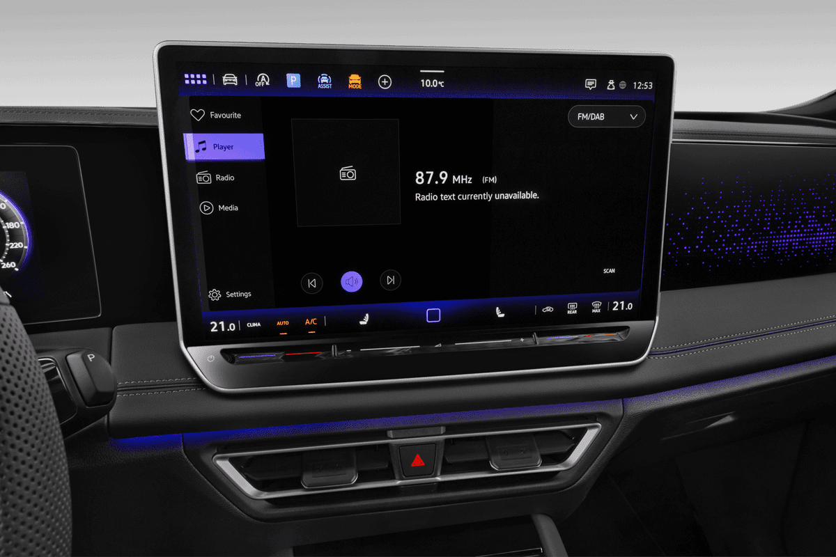 Audiosystem eines VW Tiguan eHybrid ENERGY