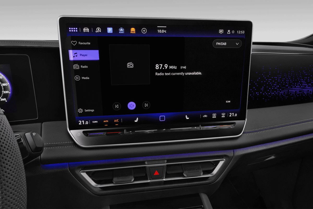 Audiosystem eines VW Tiguan 