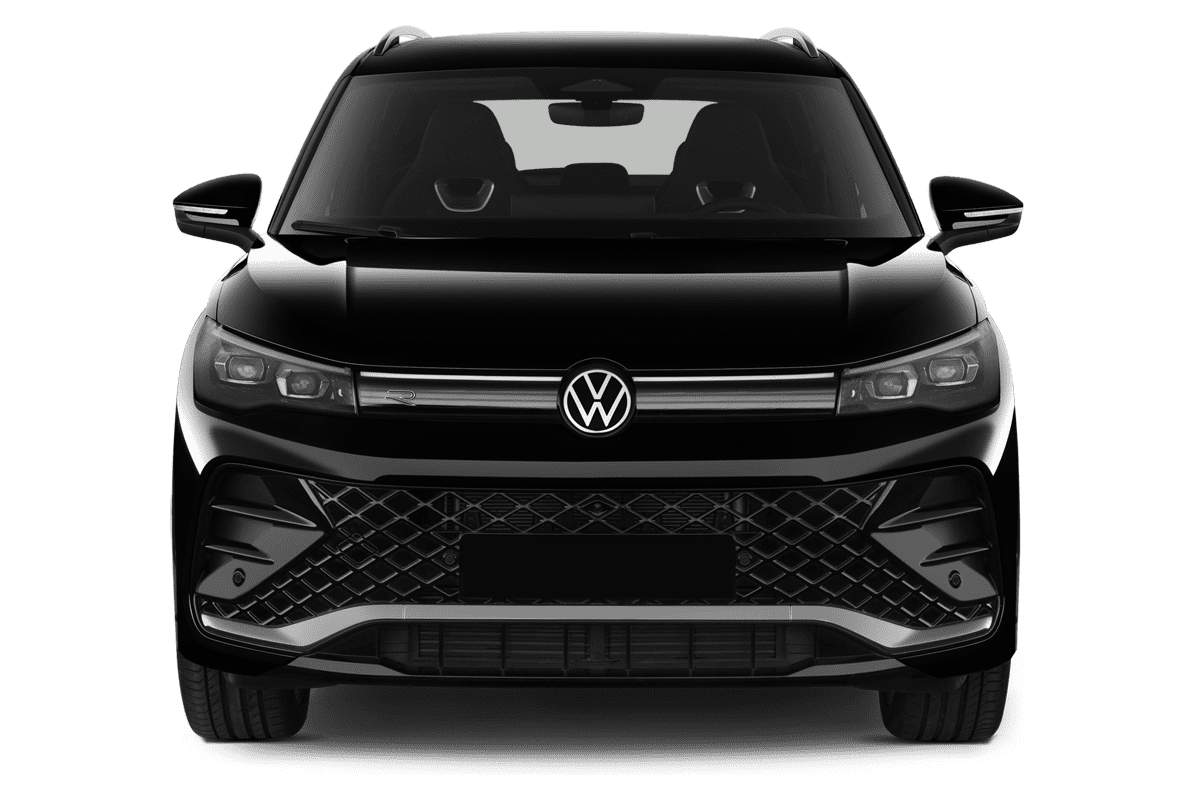 Frontansicht eines VW Tiguan , freigestellt