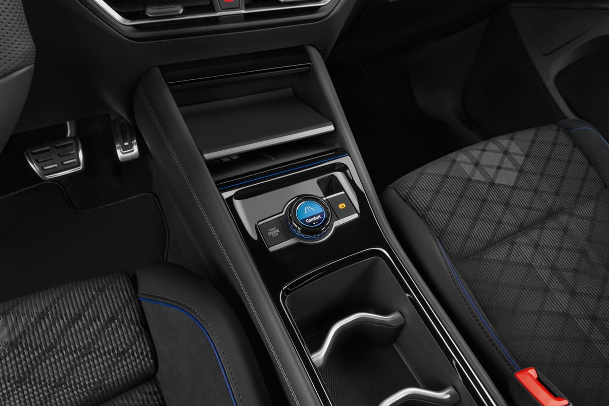 Schaltknüppel eines VW Tiguan