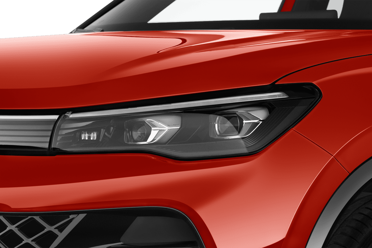 Frontscheinwerfer eines VW Tiguan