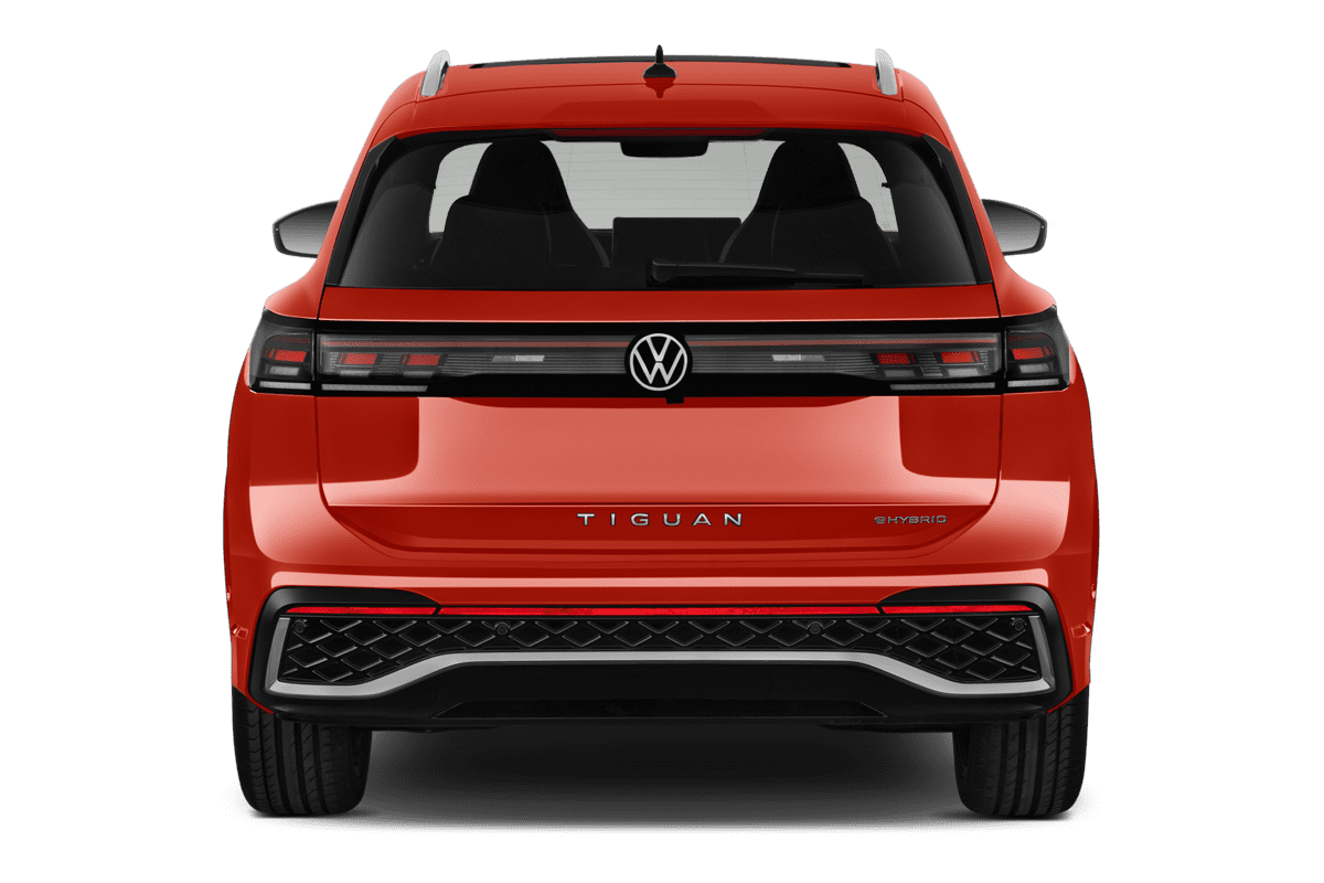 Heckansicht eines VW Tiguan