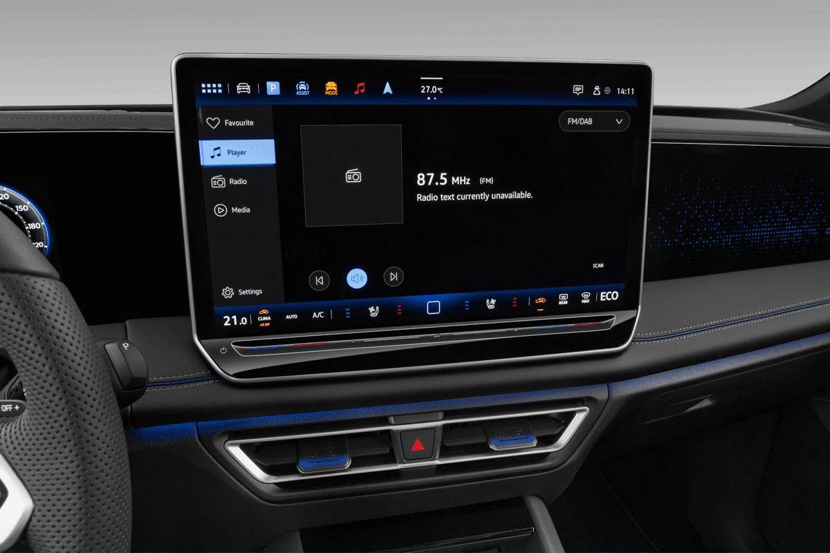 Audiosystem eines VW Tiguan eHybrid 