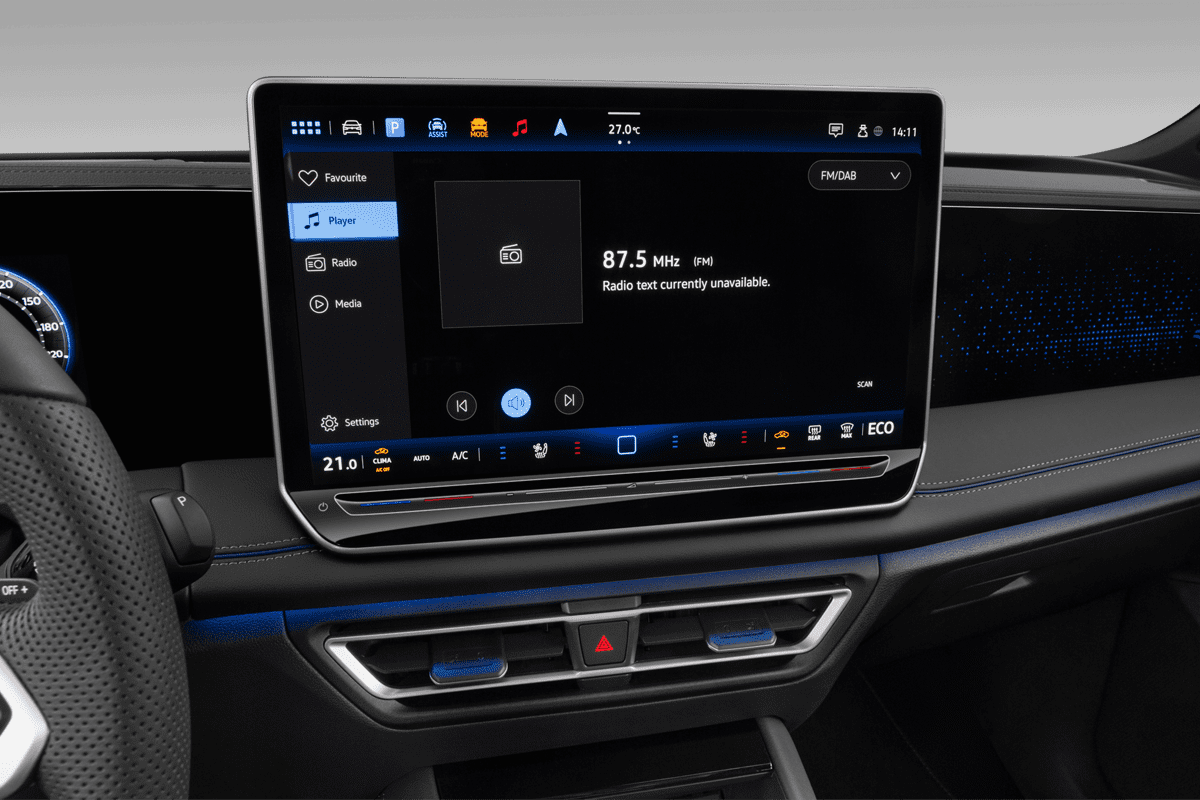 Audiosystem eines VW Tiguan eHybrid