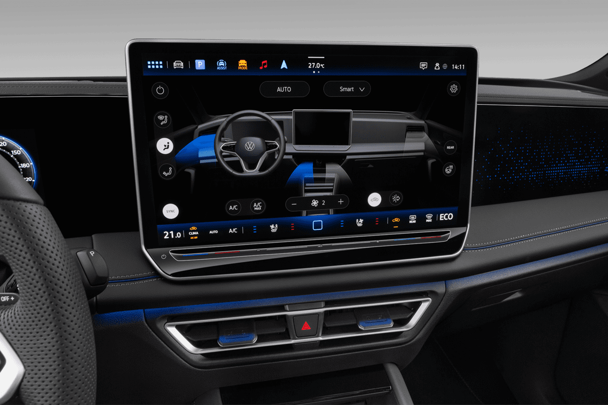 Klimasteuerung eines VW Tiguan eHybrid