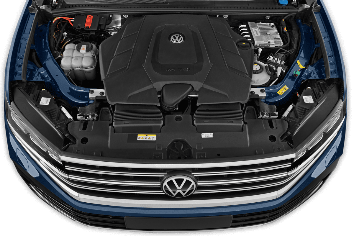 Motorraum eines VW Touareg
