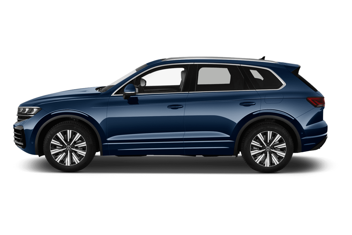 Seitenansicht eines VW Touareg