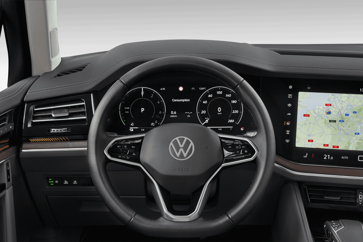 Lenkrad eines VW Touareg