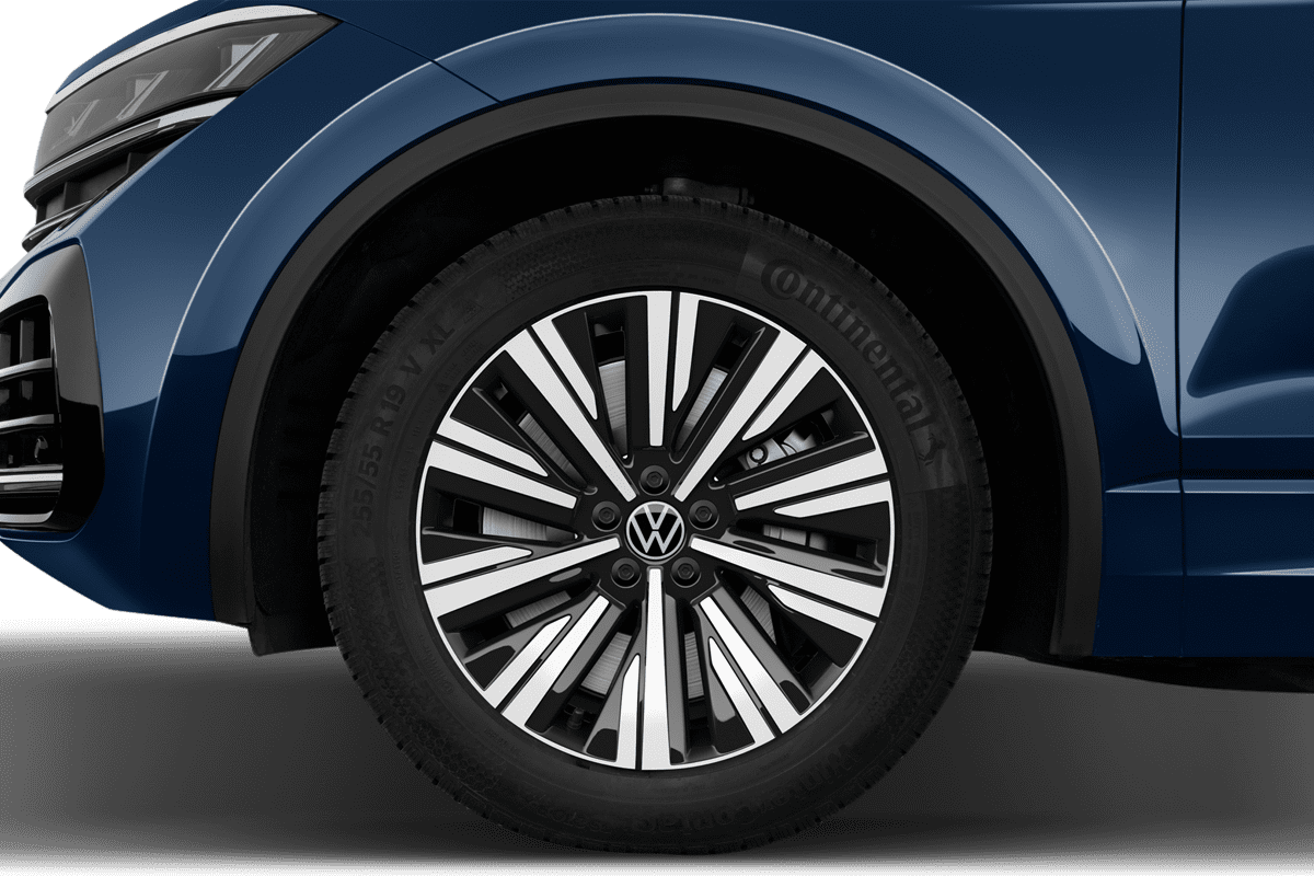 Radkappe oder Felge eines VW Touareg