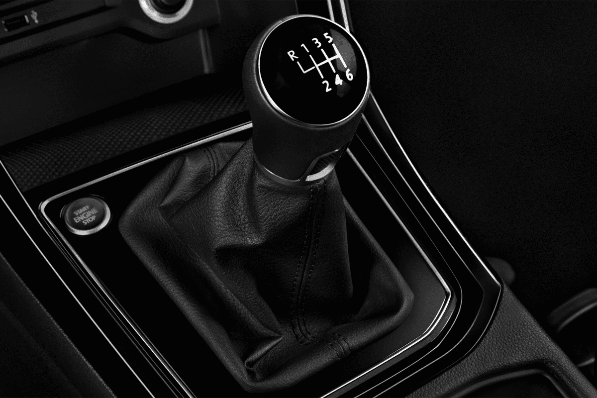 Schaltknüppel eines VW Touran GOAL