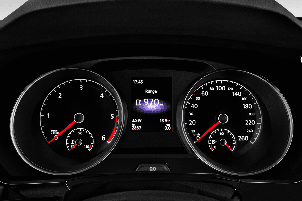 Kombiinstrument eines VW Touran GOAL
