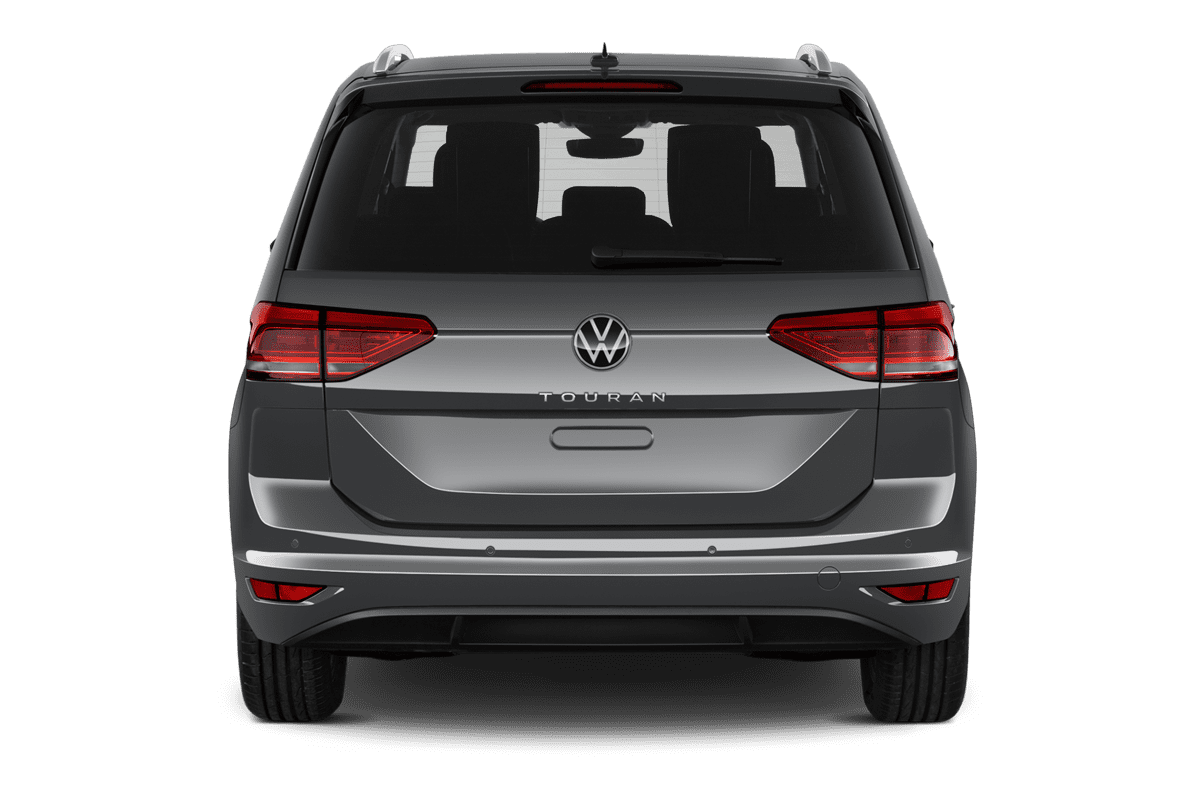 Heckansicht eines VW Touran