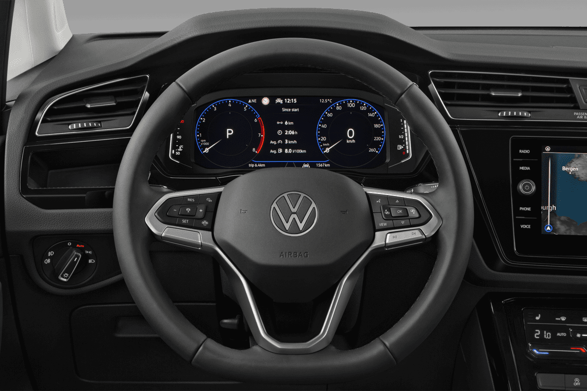 Lenkrad eines VW Touran