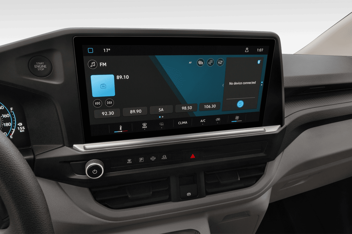 Audiosystem eines VW Transporter Kastenwagen 