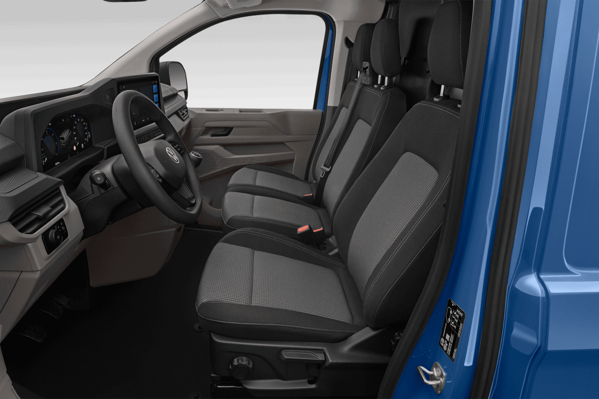 Vordersitze eines VW Transporter Kastenwagen 
