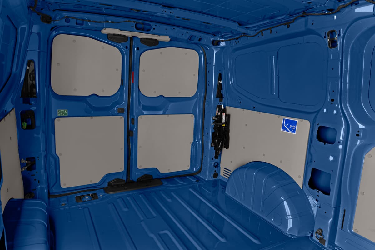 Rücksitzbank eines VW Transporter Kastenwagen 