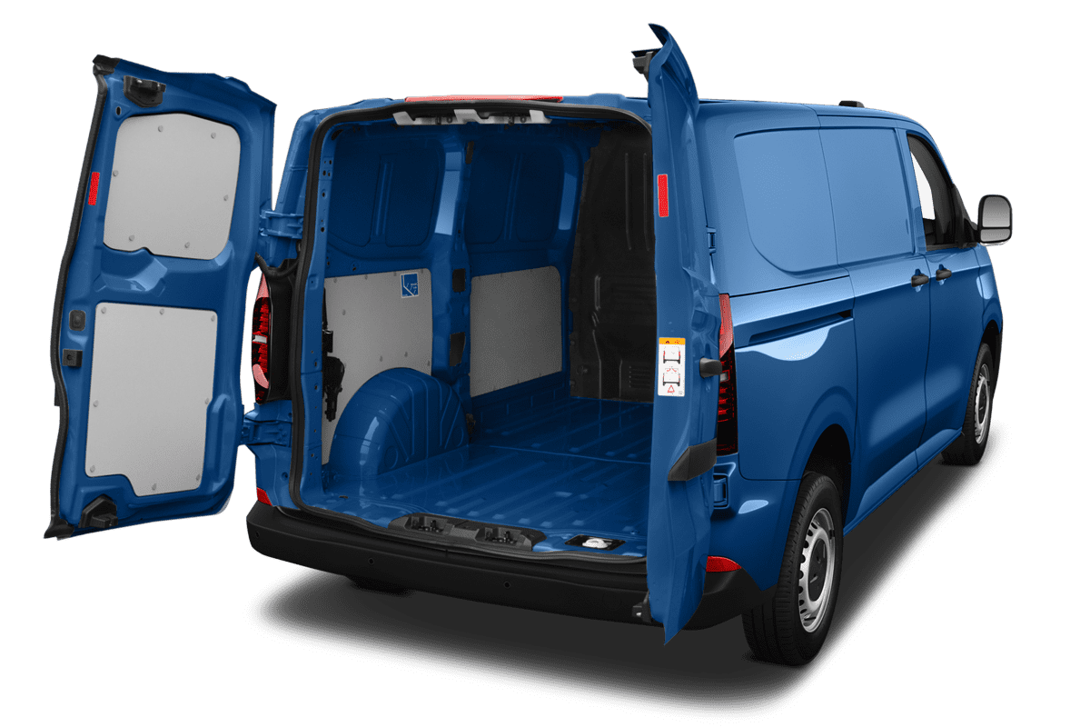 Kofferraum eines VW Transporter Kastenwagen 