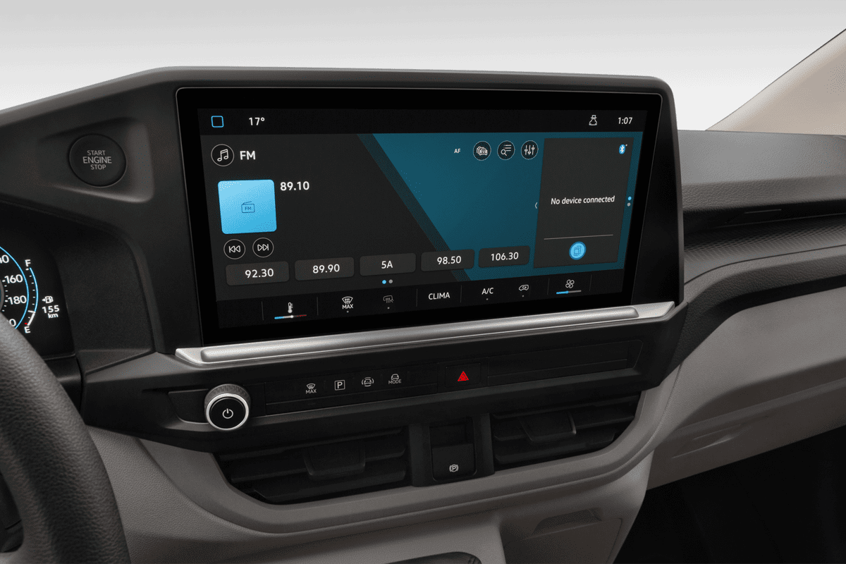 Audiosystem eines VW Transporter Kastenwagen 