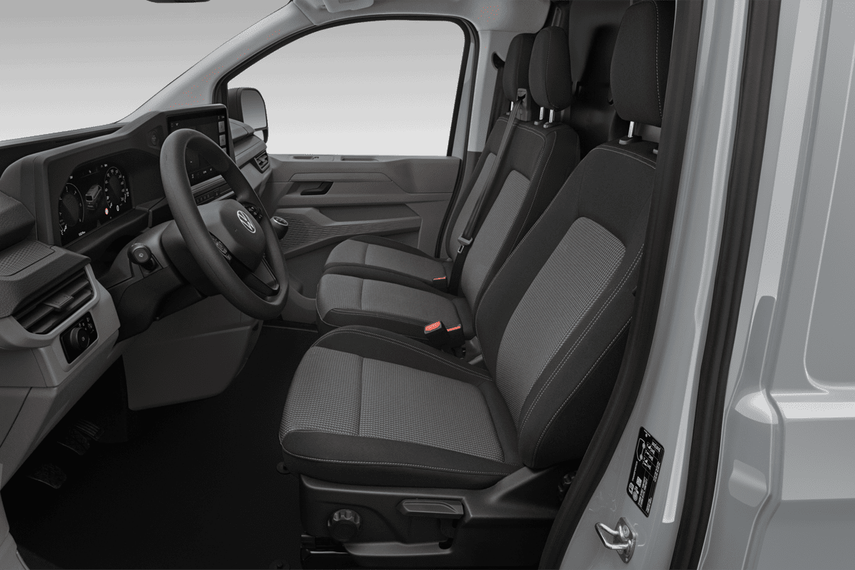 Vordersitze eines VW Transporter Kastenwagen 